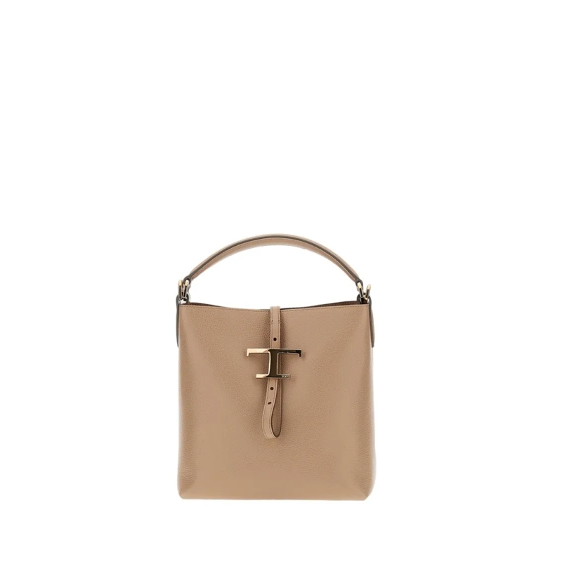 Tod's Sac reporter T Timeless Mini Bucket Bag Neutrals