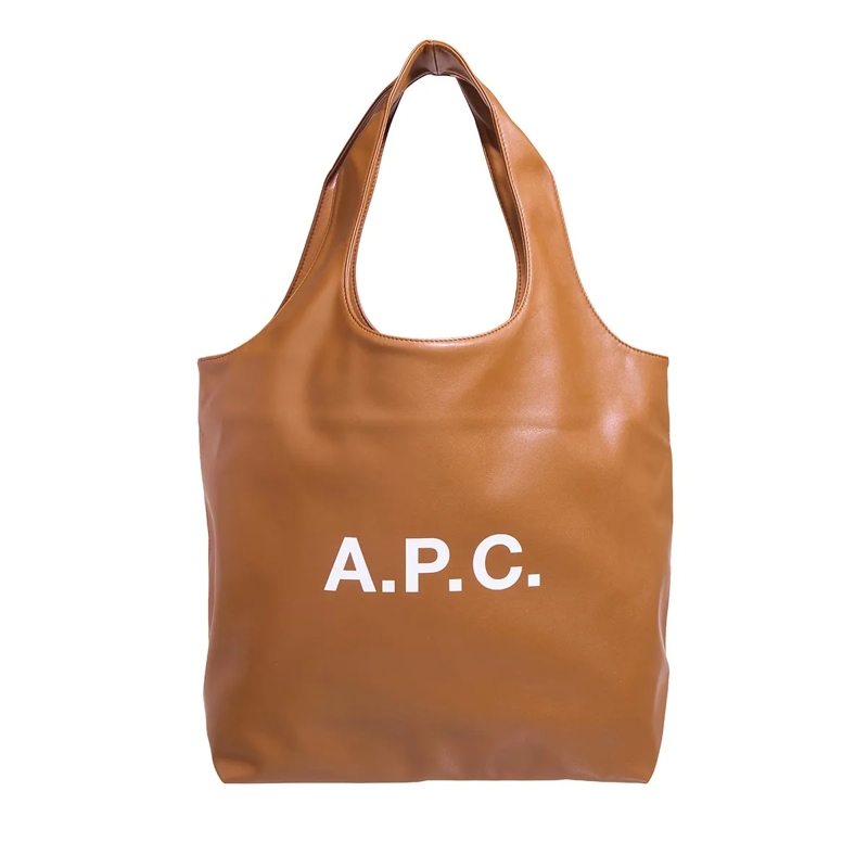 A.P.C. Crossbody Bag Tote Ninon Cab Camel