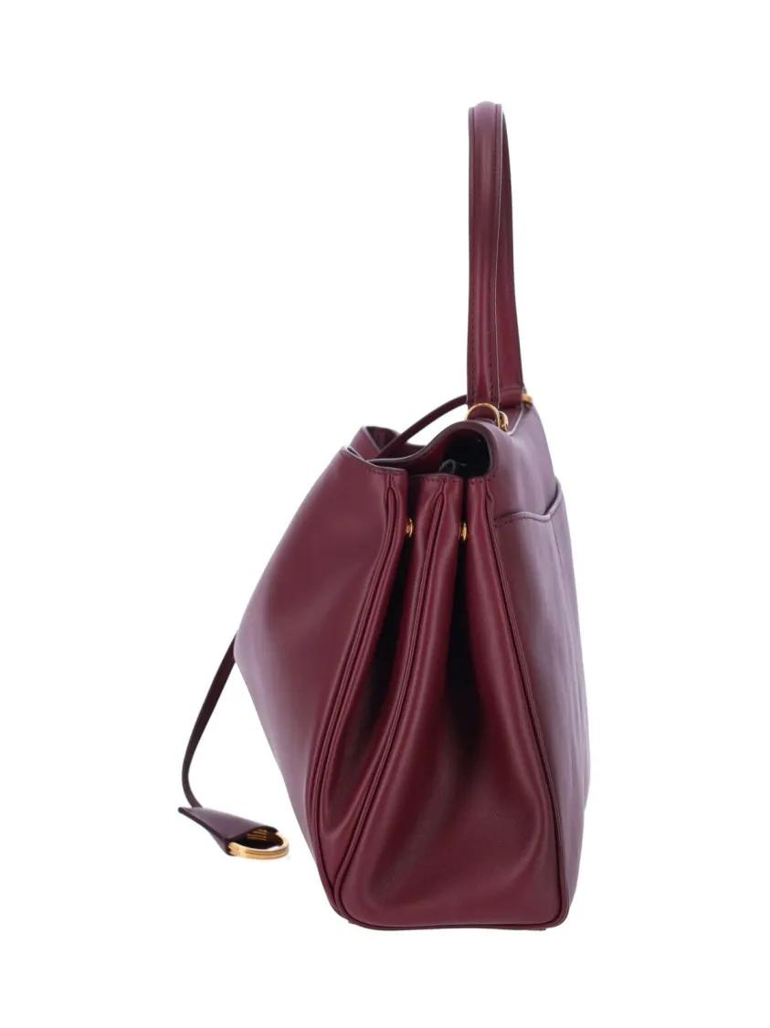Balenciaga Hobo bags Medium 'Rodeo' Bag – Bordeaux in rood