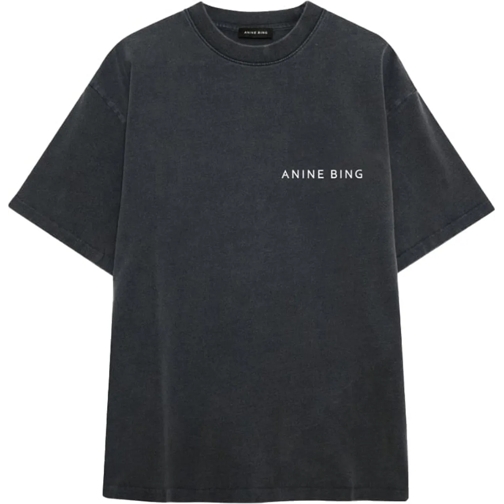 Anine Bing T-Shirts t-shirt grey schwarz