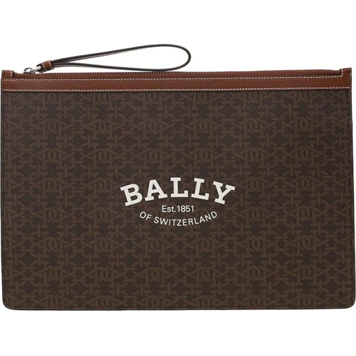 Bally Sac à bandoulière Bollis Logo Large Clutch Bag schwarz