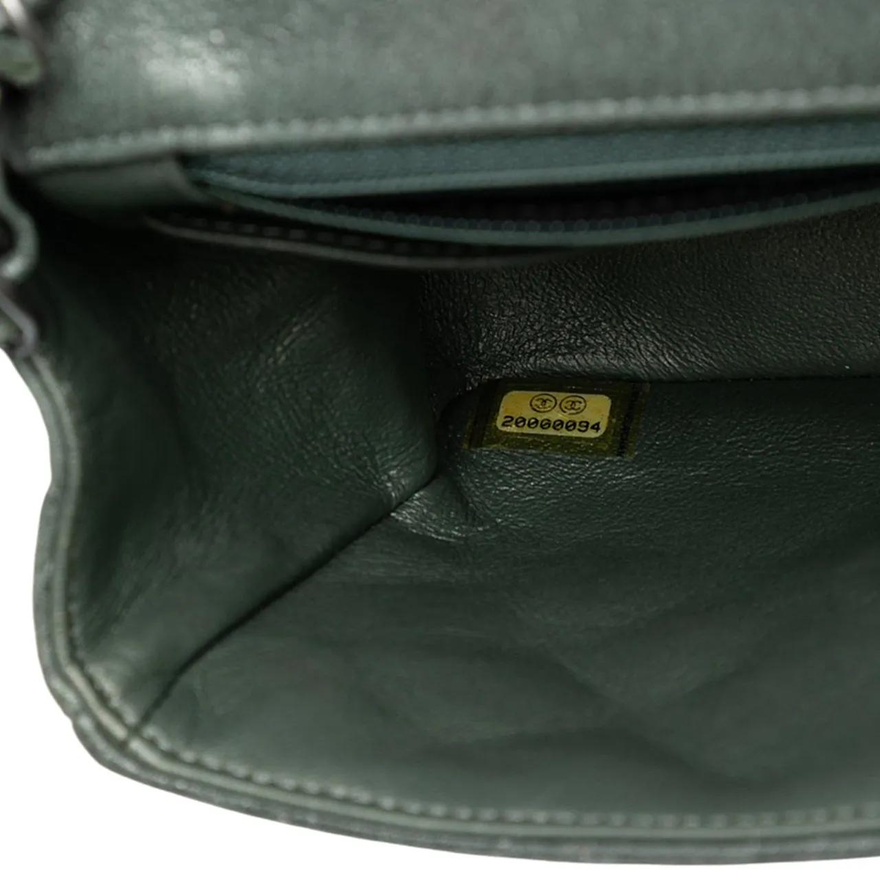 Thumbnail - Chanel Hobo Bags - Mini Square Classic Lambskin Single Flap - Gr. unisize - in Grau - für Damen