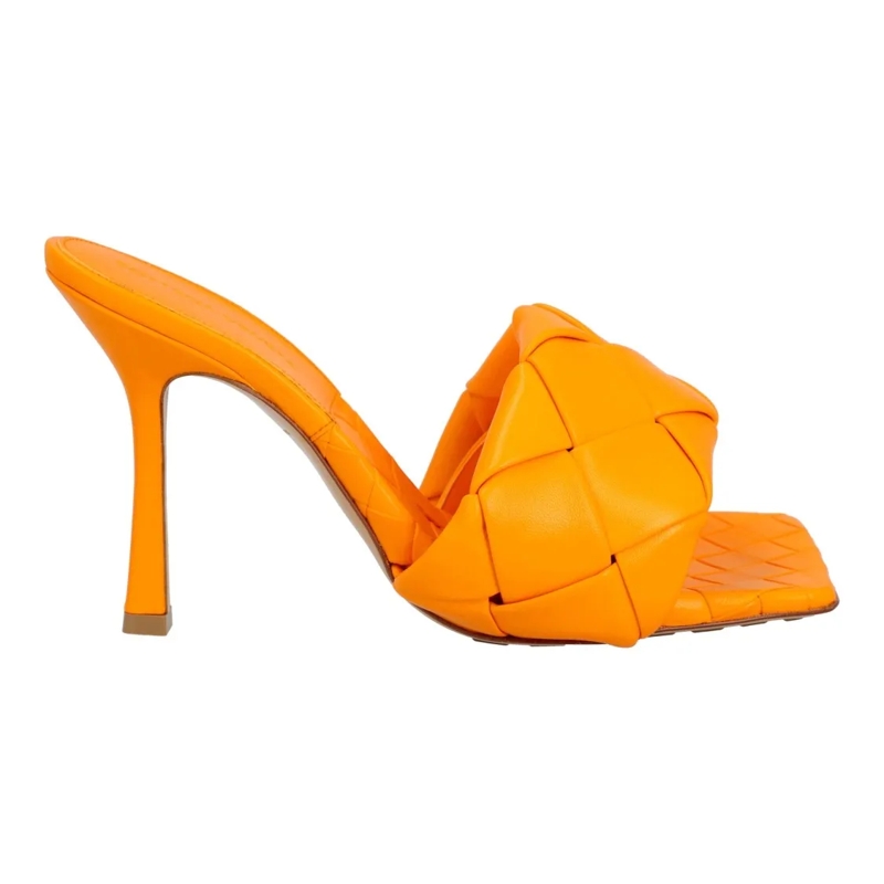 Bottega Veneta Mules Lido Mule Orange Orange