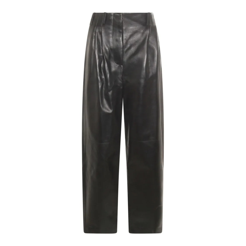 Givenchy Leren Broek Black Leather Pants Black