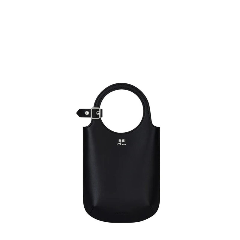 Courrèges Schultertasche Slim Holy Bag Black