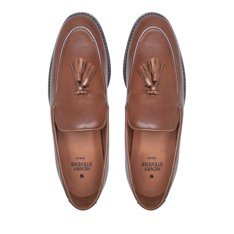 Henry Stevens Monkstraps Loafer Wallace TL cognac(Image 4)