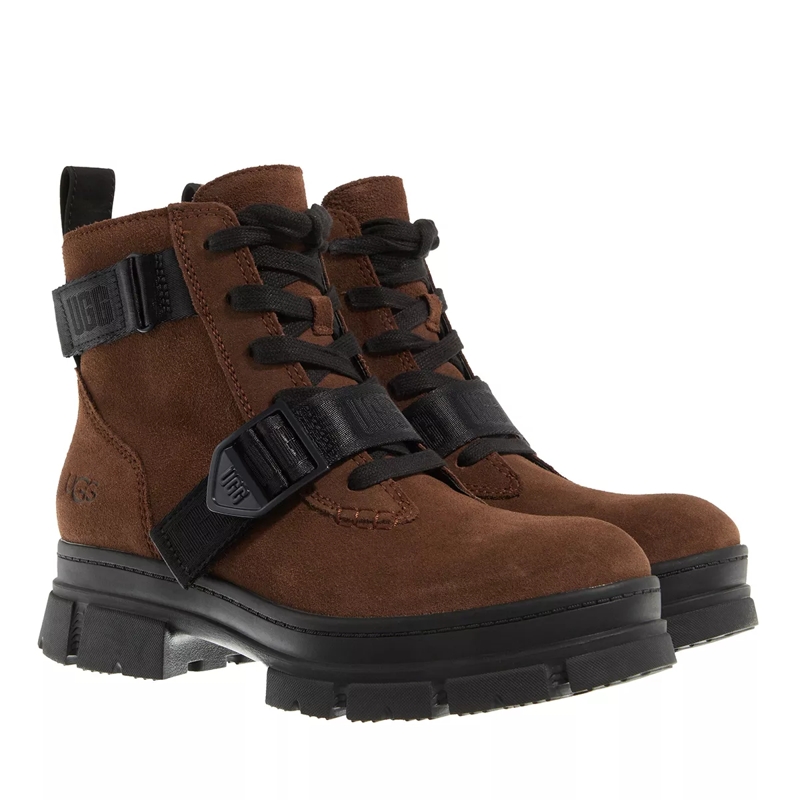 UGG Winterboots W Ashton Lace Up Dark Earth