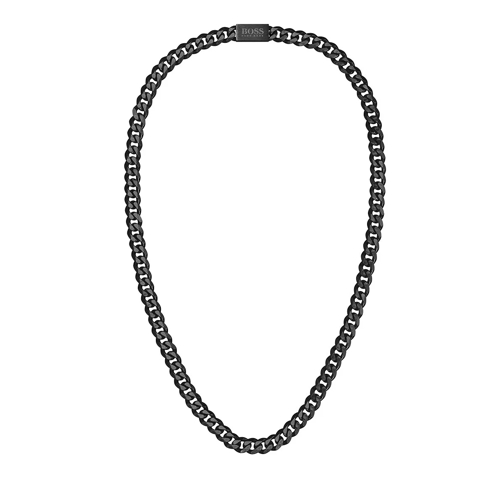 Boss Necklace Black Lange Halskette