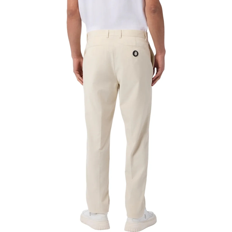 BILLIONAIRE Hose Corduroy Chinos Fit Trousers weiss(Image 2)