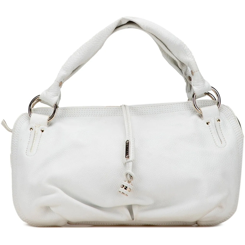 Celine Schultertasche Calfskin Bittersweet Hobo weiß