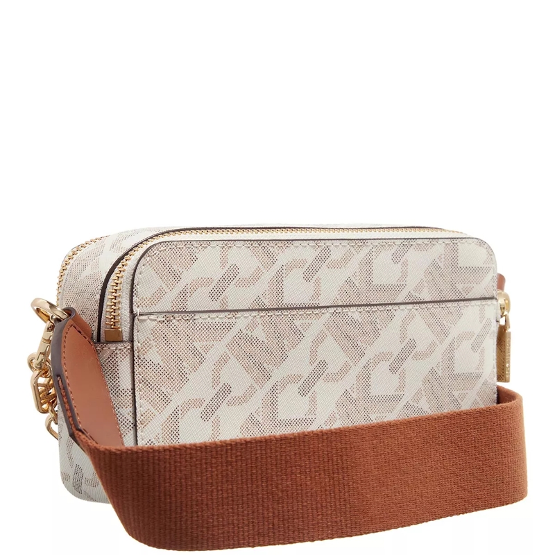 MICHAEL Michael Kors Crossbody Bag Jet Set Small Double Zip Camra Chain Xbody Vanilla/Lugg(Image 5)