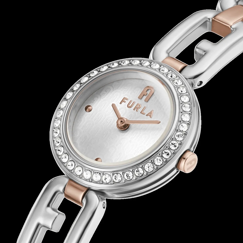 Furla Quarzuhr Analoge Quarzuhr Furla Arco Chain silber(Image 4)