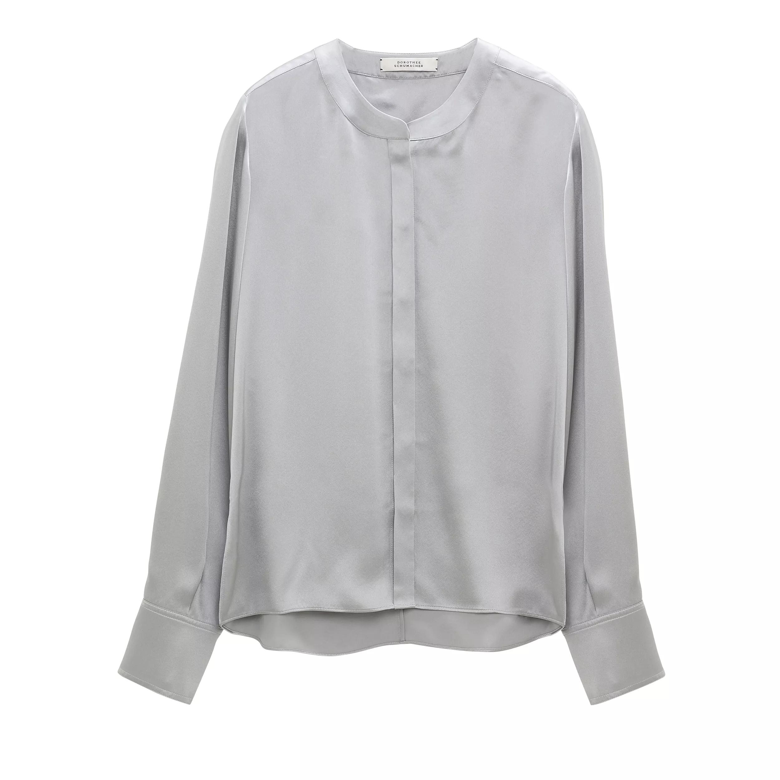 Thumbnail - Dorothee Schumacher - SLEEK ATTRACTION Bluse - Größe 1 - grau