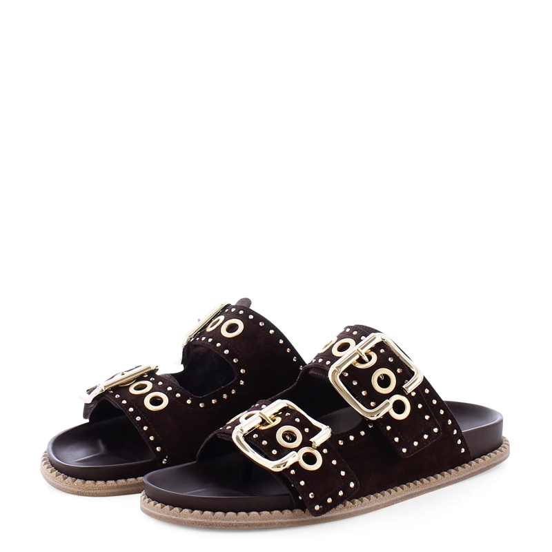 Kennel & Schmenger Slides Pantolette MIMI dunkel-braun