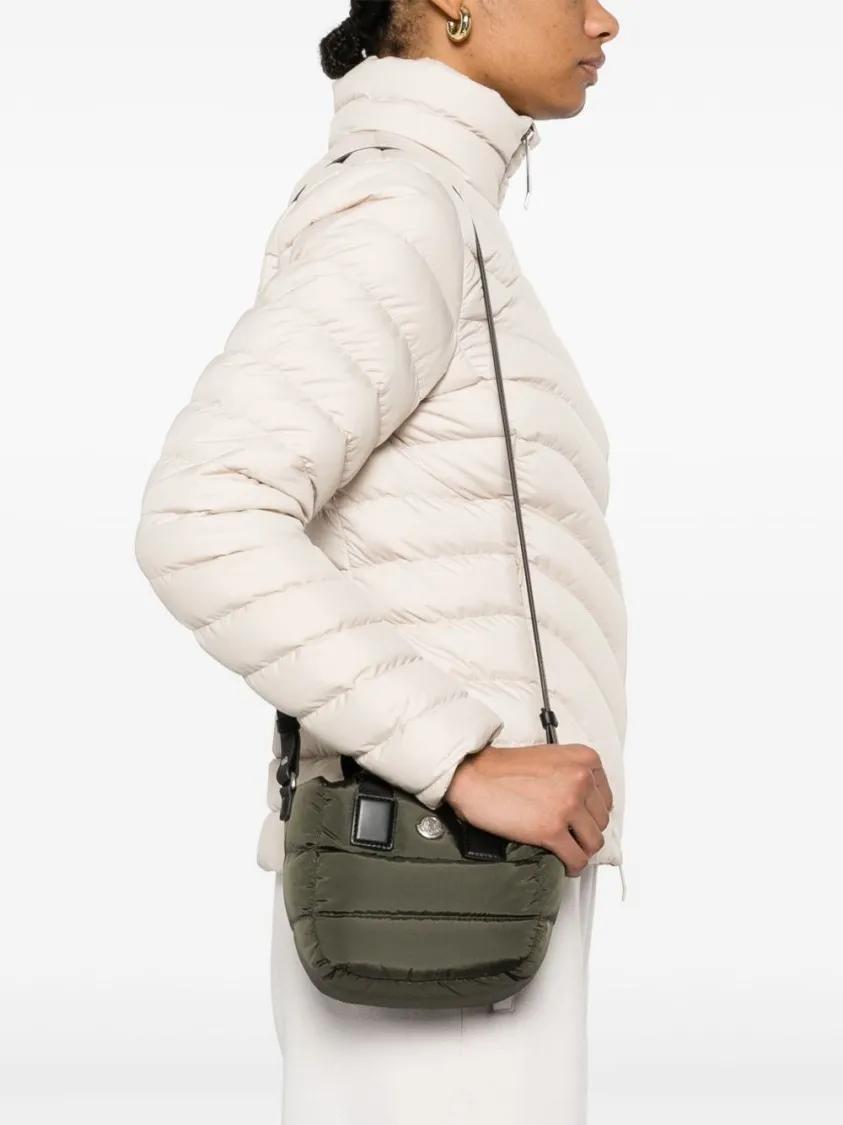Thumbnail - Moncler Crossbody Bags - Quilted Khaki Handbag With Adjustable Shoulder Str - Gr. unisize - in Grün - für Damen