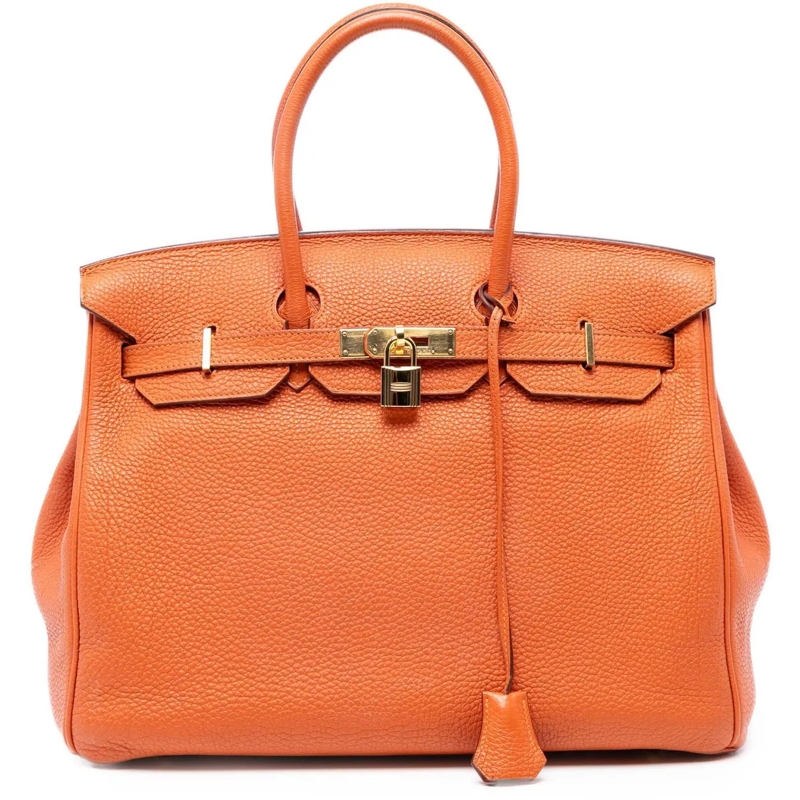Hermès Tote Togo Birkin Retourne 35 orange