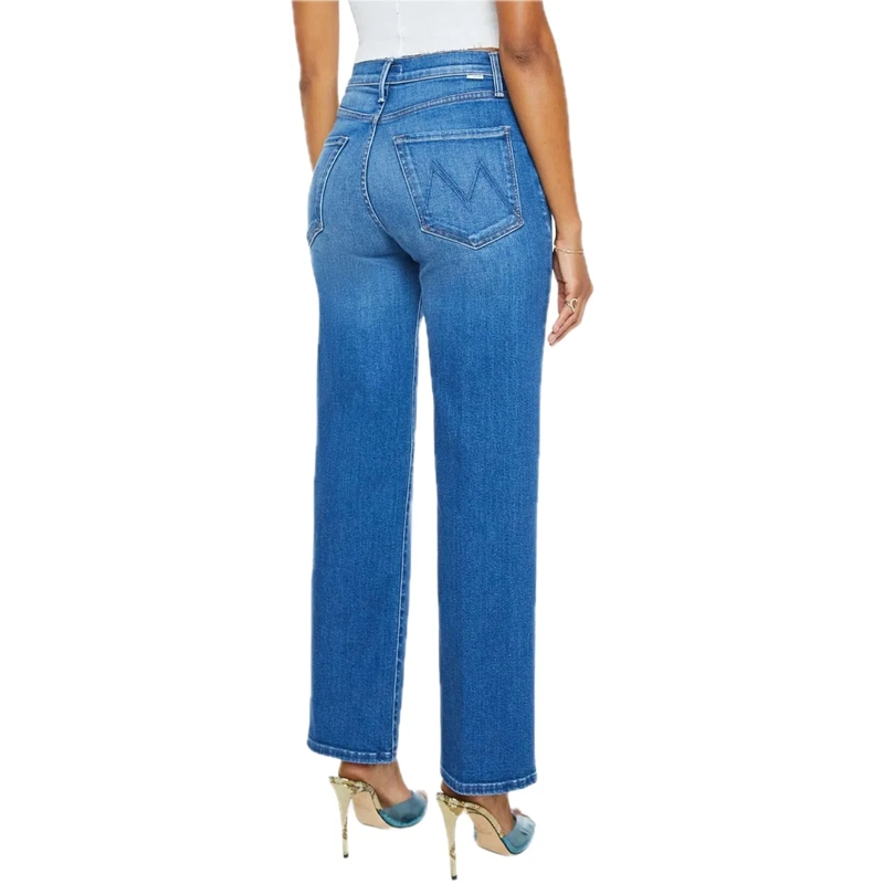 Mother Jeans à jambe droite Nip In The Bud blau