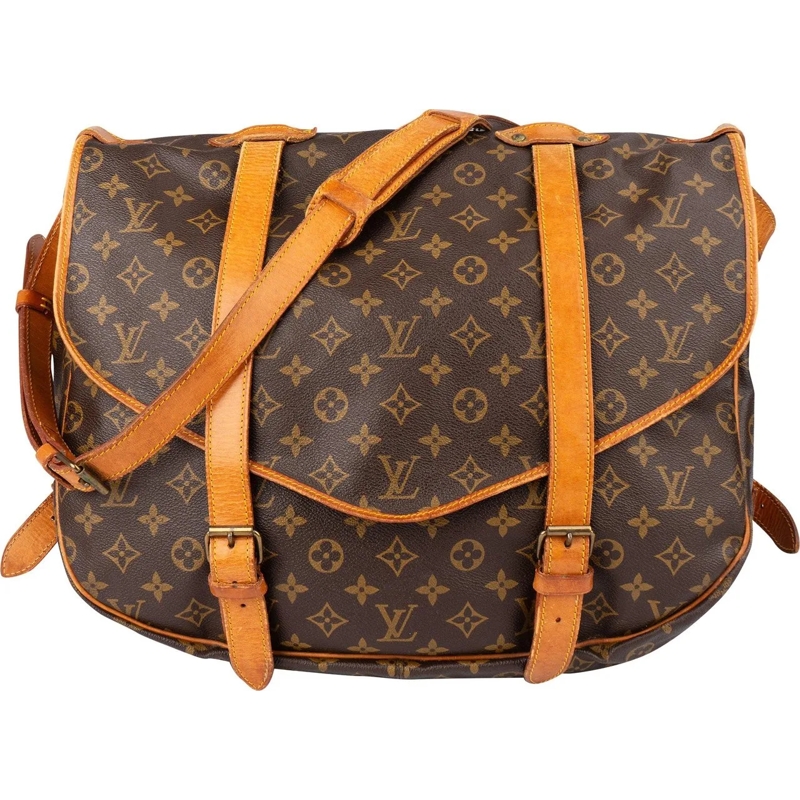 Louis Vuitton Tote Louis Vuitton Canvas Monogram Saumur 43 Crossbody  braun