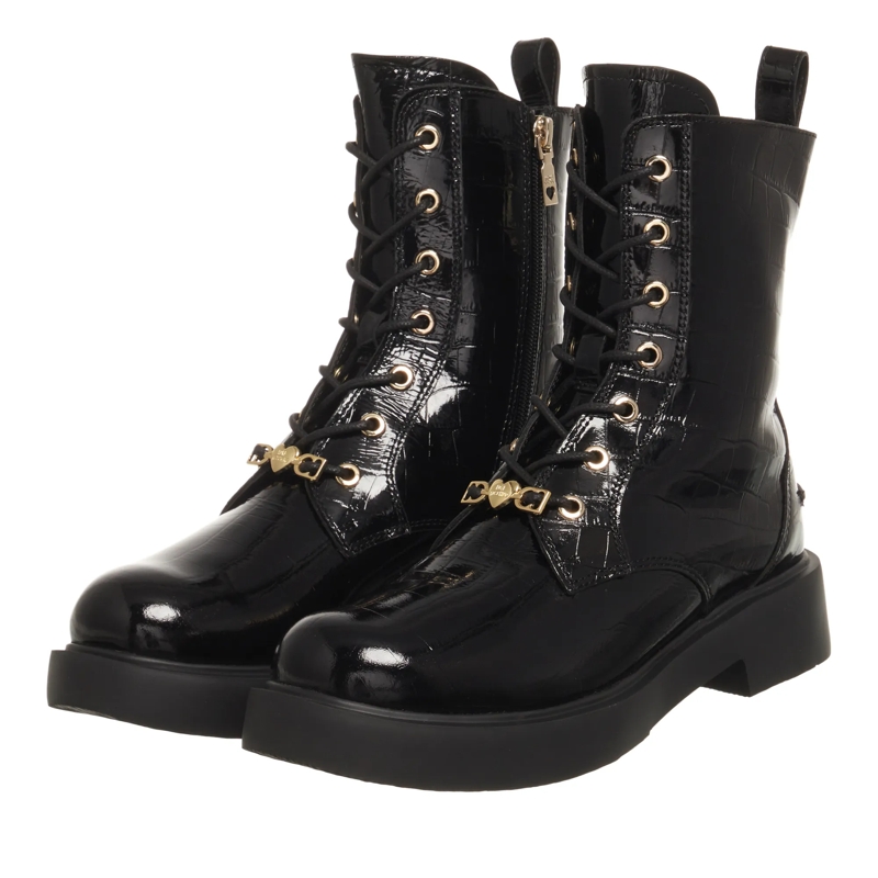 Love Moschino Stiefeletten Stivaletto Donna Cocco Nero