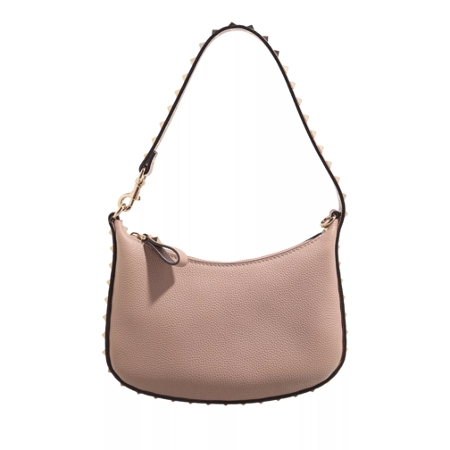 Valentino Garavani Rockstud Mini Hobo Bag Poudre Schoudertas