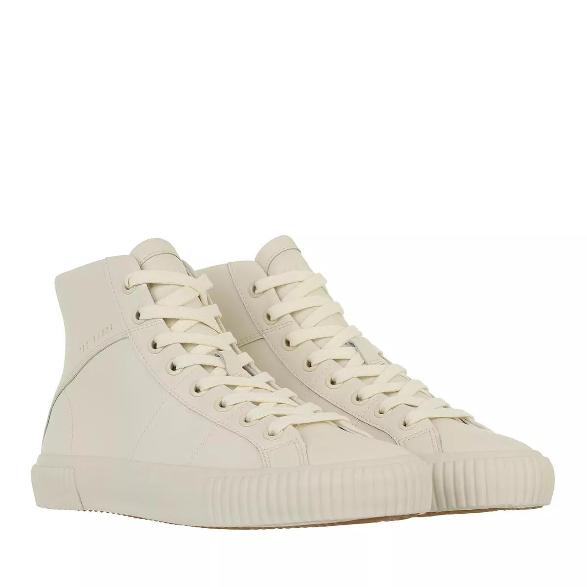 Ted baker white hot sale leather trainers