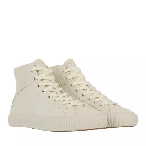 Ted Baker Kimyil Leather Colour Drench High Top Vulc Trainer Ecru High-Top Sneaker