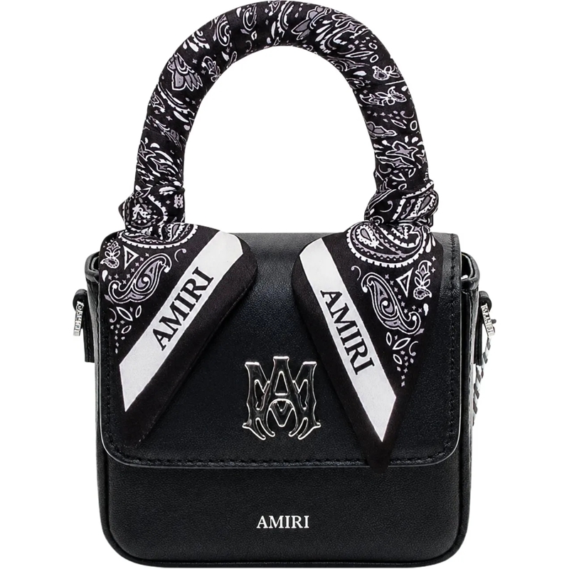 Amiri Sac à bandoulière Borsa Nano con Foulard Stampato schwarz