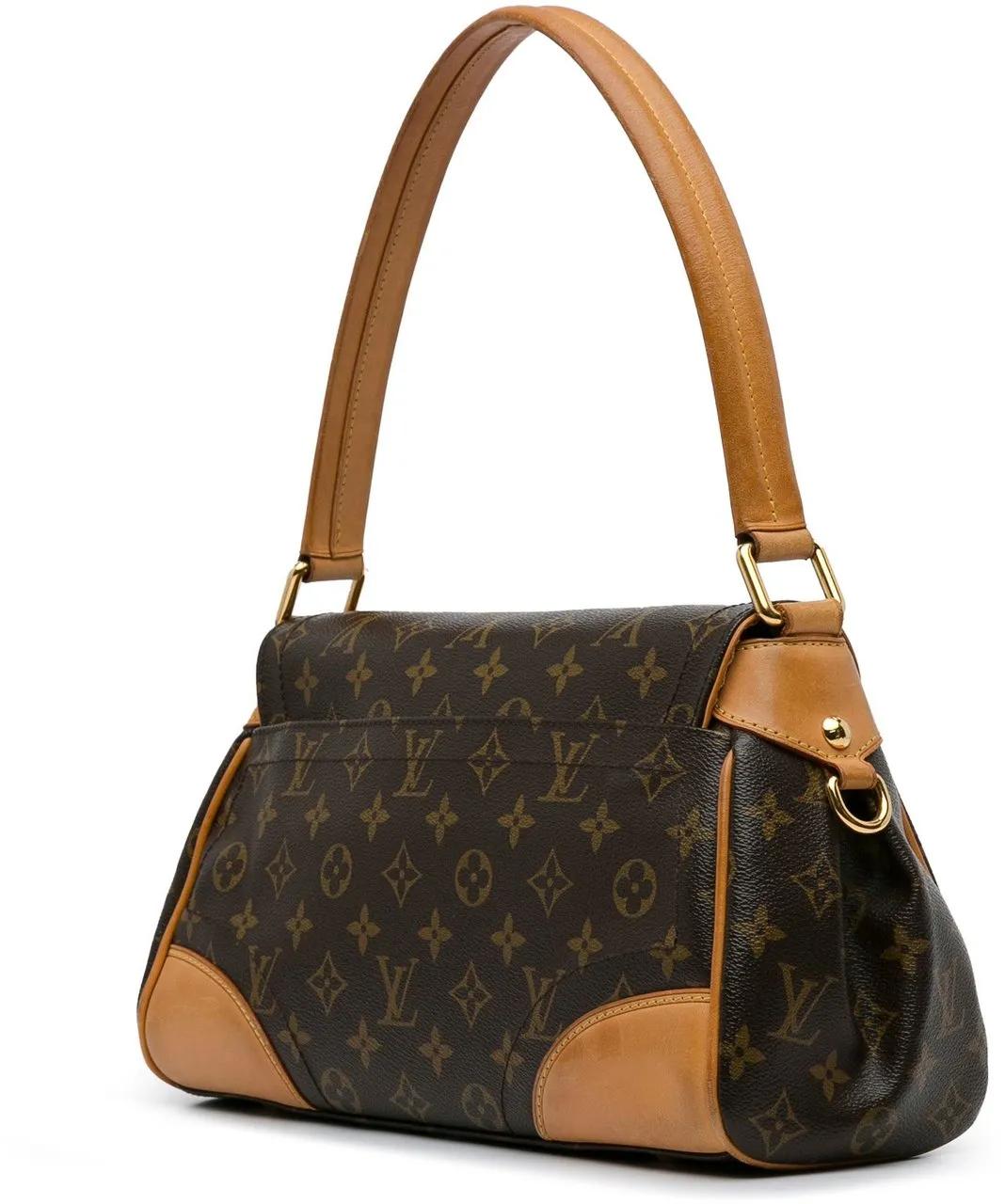 Louis Vuitton Shoppers Monogram Beverly MM in bruin