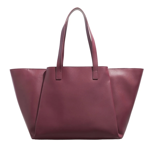 LES VISIONNAIRES Filippa Smooth Cranberry Red Borsa da shopping