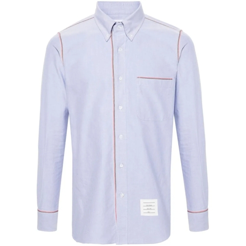 Thom Browne Chemises Oxford Shirt Blue