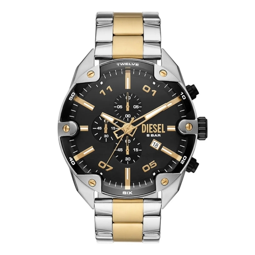 Diesel Montre numérique Diesel Spiked Men's Watch DZ4627 Silber farbend