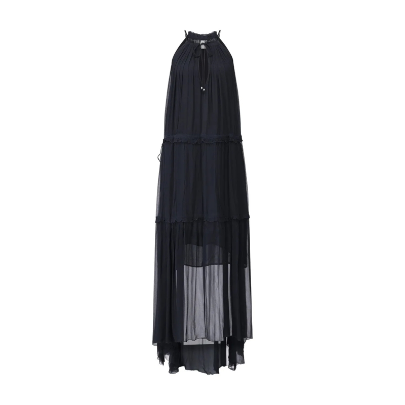 Isabel Marant Maxikleid Maxikleid Alita Schwarz