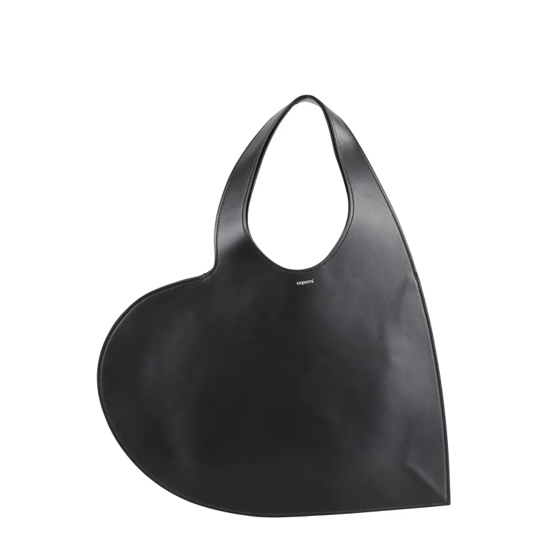 Coperni Tote Double Heart Tote Bag Black