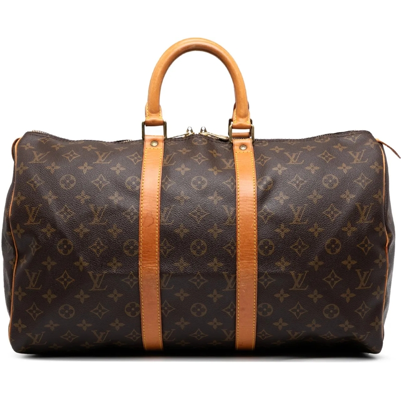 Louis Vuitton Weekender Monogram Keepall 45 braun
