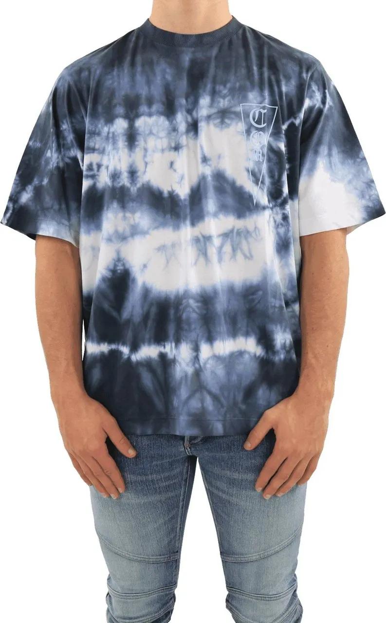 Thumbnail - Marcelo Burlon - Com Logo Tie-dye Oversize T-shirt - Größe S - bunt