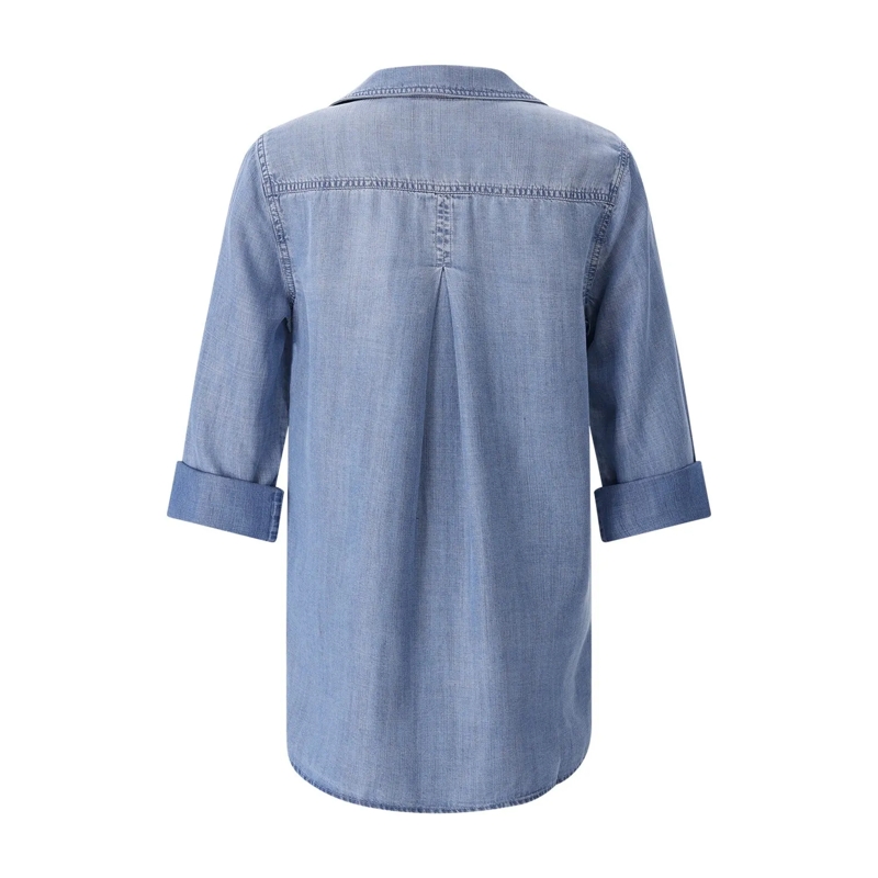 Bella Dahl Bluse Leichte Hemdbluse blau(Image 2)