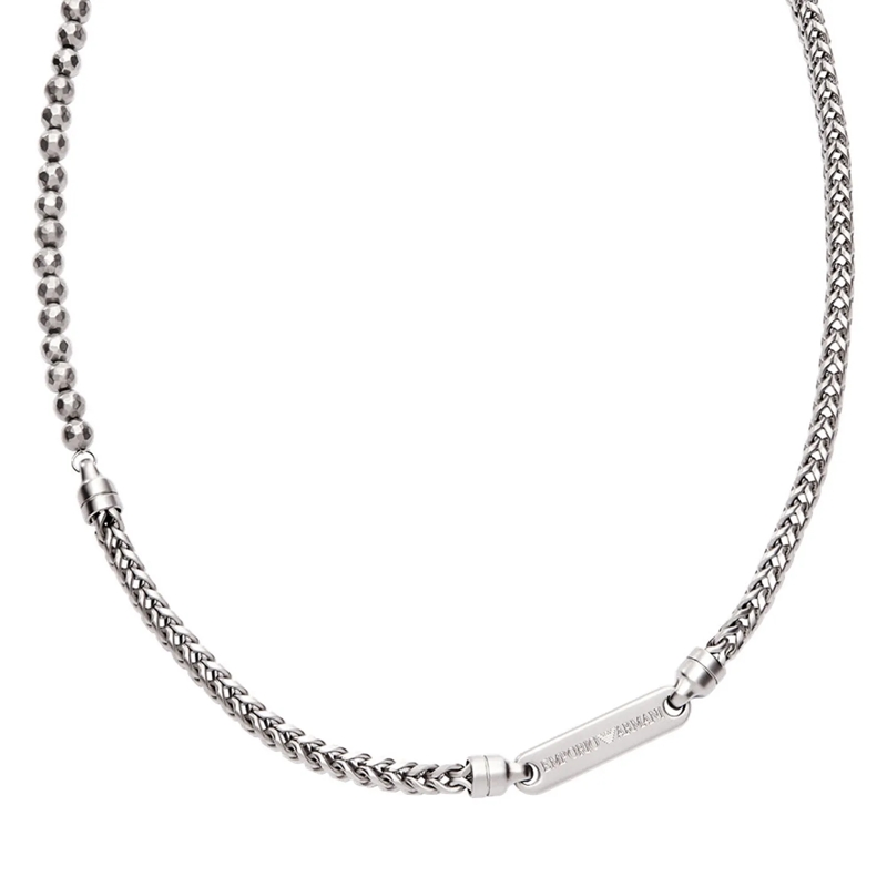 Emporio Armani Mittellange Halskette Kette Silber