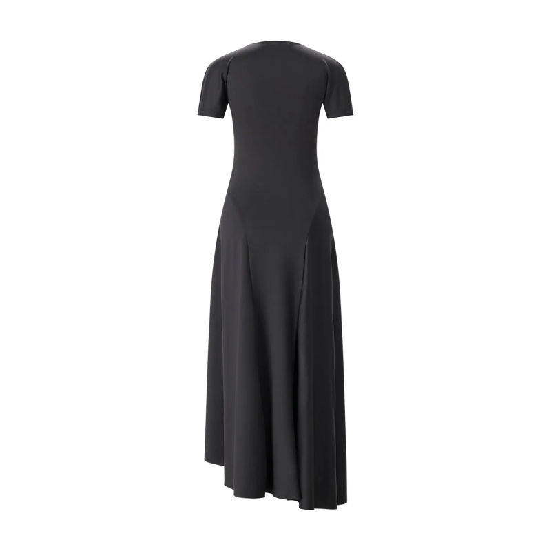 Victoria Beckham Maxikleid Elastisches Midikleid schwarz(Image 3)