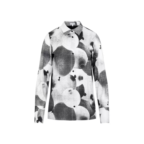 Loewe  Black And White Wool Balloon Print Shirt White