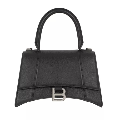 Balenciaga Hourglass XS Handle Bag Black Satchel