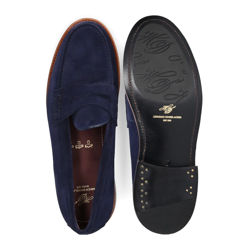 Heinrich Dinkelacker Loafer Loafer Wien Plain V blau(Image 4)