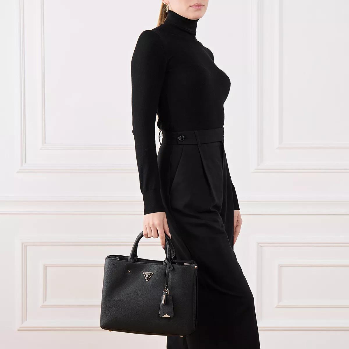 Guess Meridian Girlfriend Satchel Black | Tote