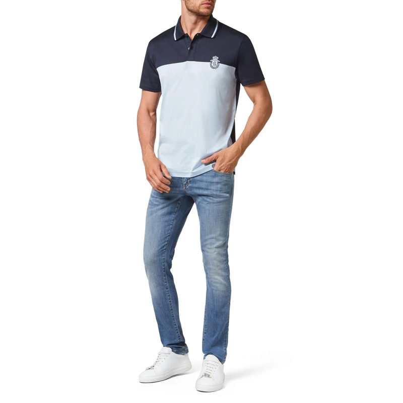 BILLIONAIRE Top Poloshirt Crest dunkel-blau(Image 3)