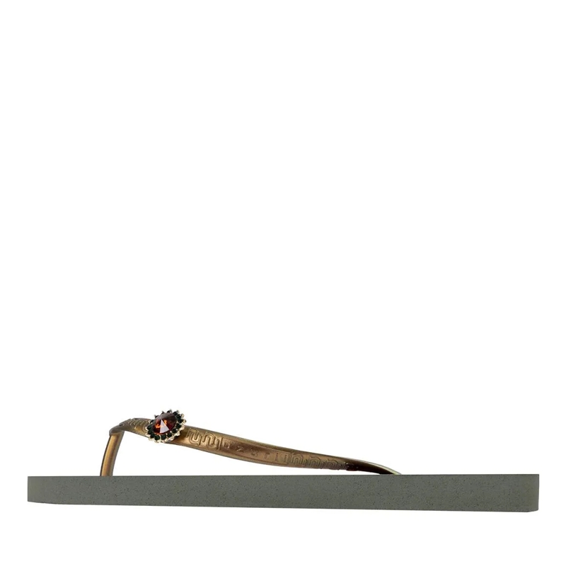 UZURII Flip Flops Zehentrenner Original Switch dunkel-grün