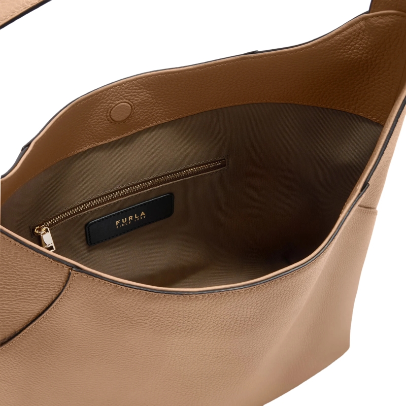 Furla Hobo Bag Furla Lara M Hobo Deserto(Image 5)