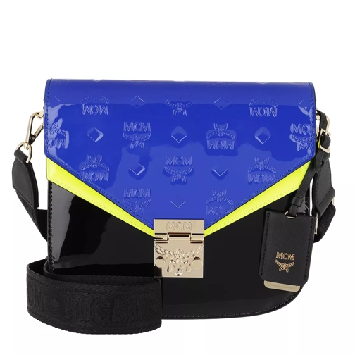 MCM Small Shoulder Bag Neon Cobalt Crossbody Bag