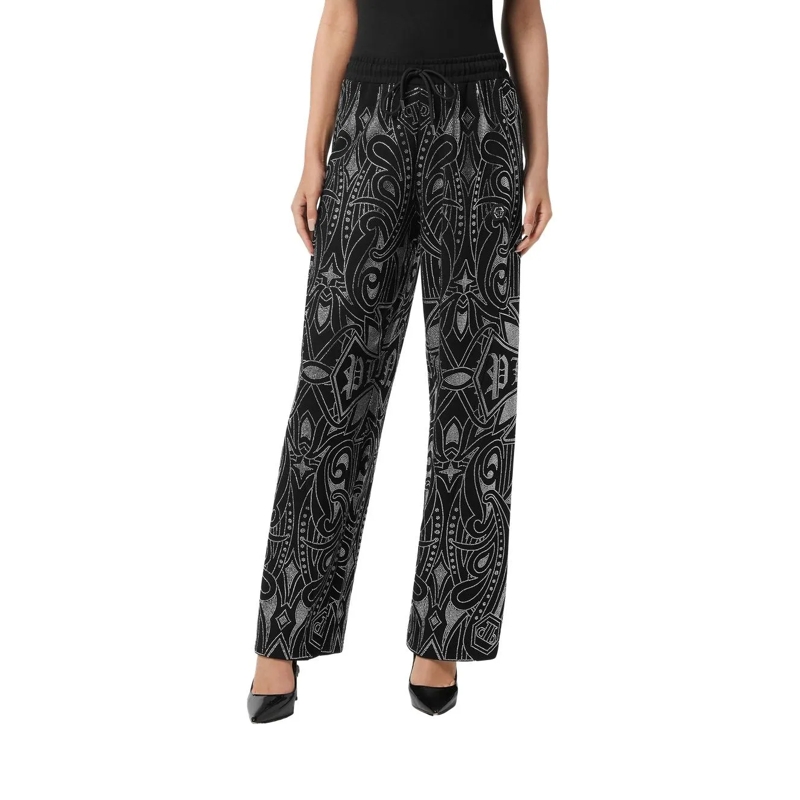 Philipp Plein Jogginghose Jogginghosen Gothic Plein Verziert schwarz(Image 2)
