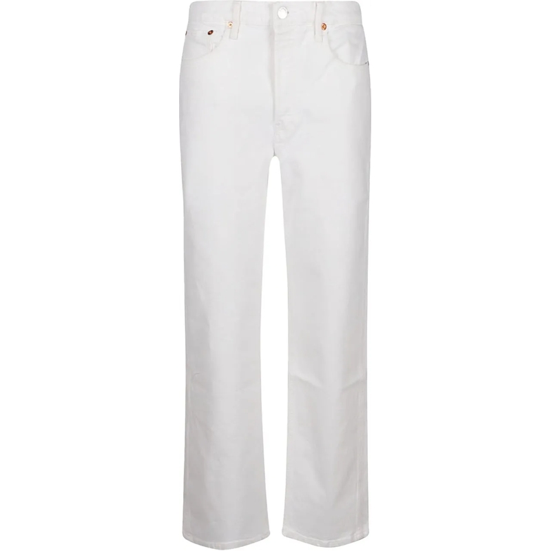 RE/DONE Skinny-Leg-Jeans 90s High Rise Loose Jeans White weiß