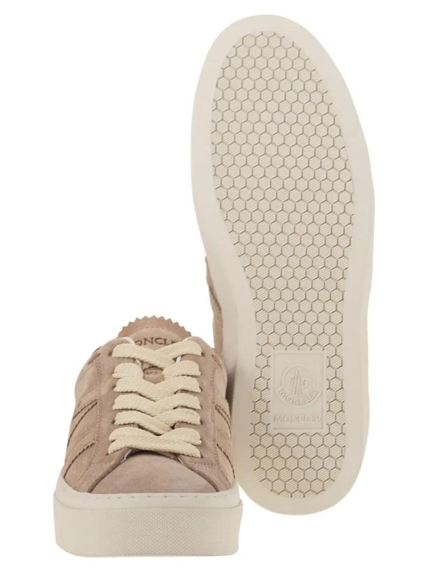 Thumbnail - Moncler Low-Top Sneaker - Monaco2 - Suede Sneakers - Gr. 37 (EU) - in Rosa - für Damen