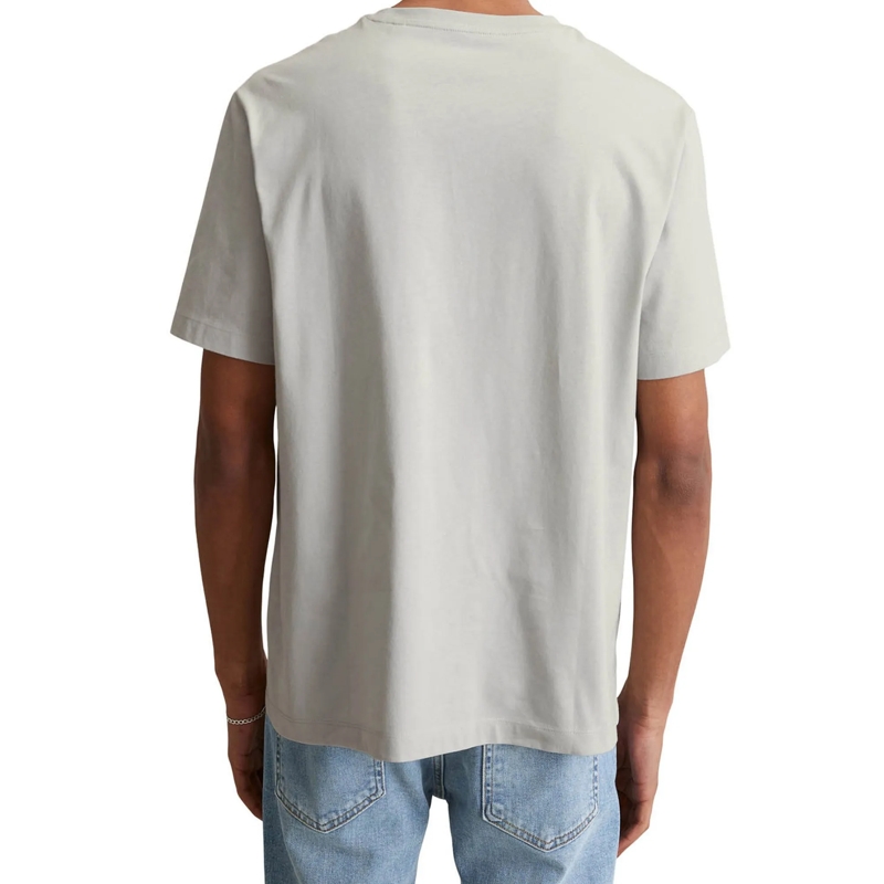 Marc O´Polo Hemd T-Shirt, SSL, Logo Print, Reg F 1er Pack grau(Image 3)